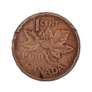 1980 Canadian One Cent Coin
