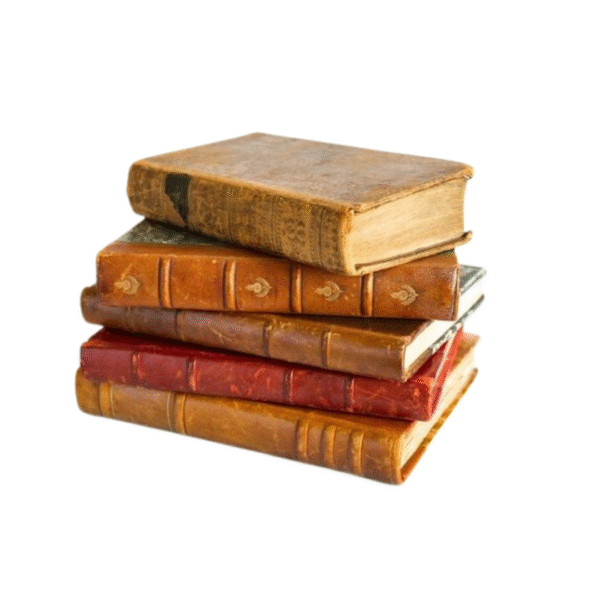 Antique Vintage Book Stack — Historical Classics